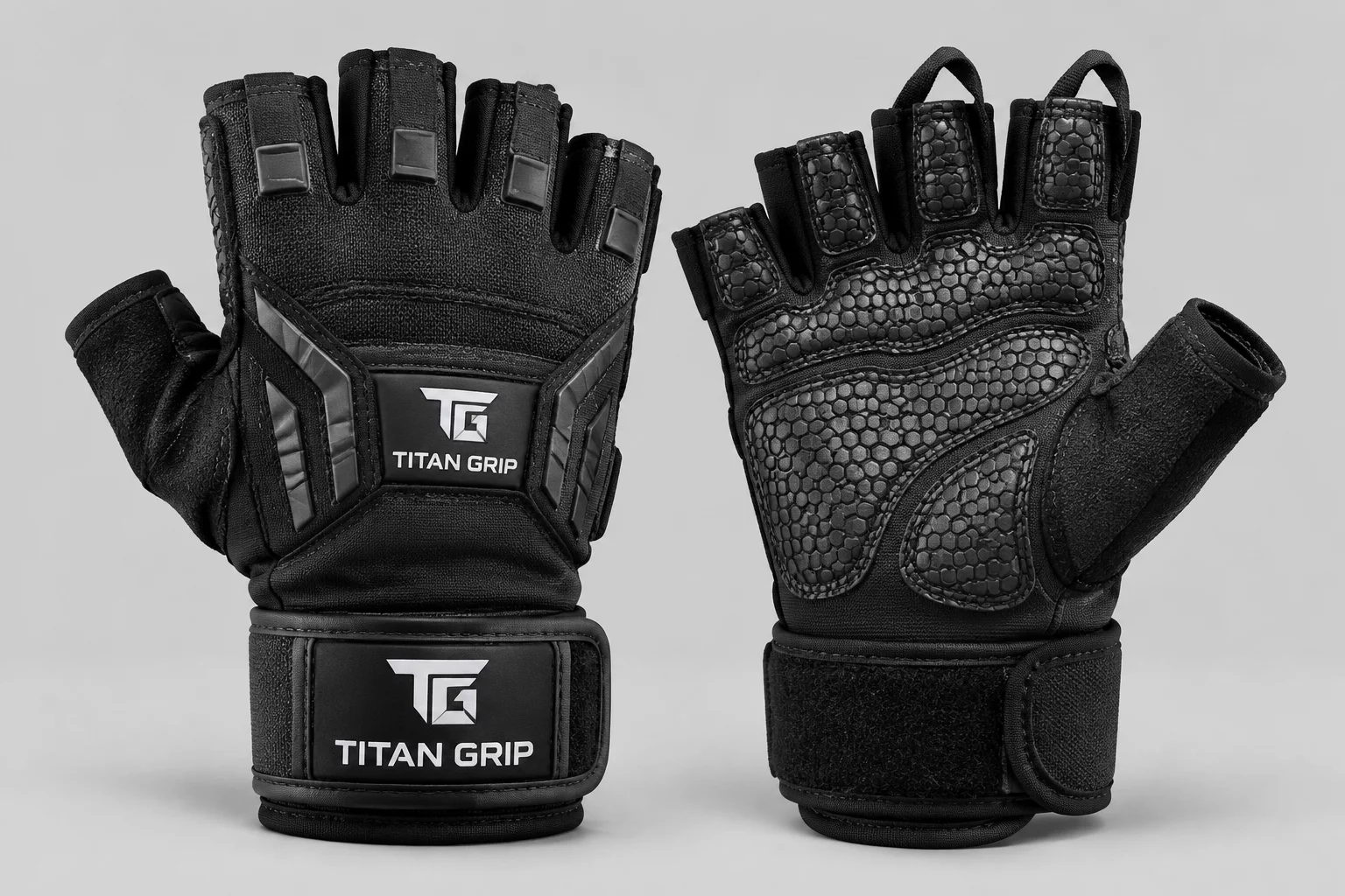 TITAN GRIP 防滑举重手套